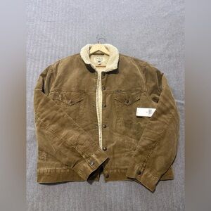 Polo by Ralph Lauren Brown Sherpa-Lined Jacket